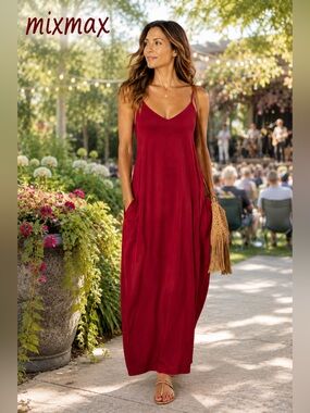Mixmax,Fantastic Piece w/POCKETS Oversized,Flowy,Boho, Beach to Brunch! Size XL